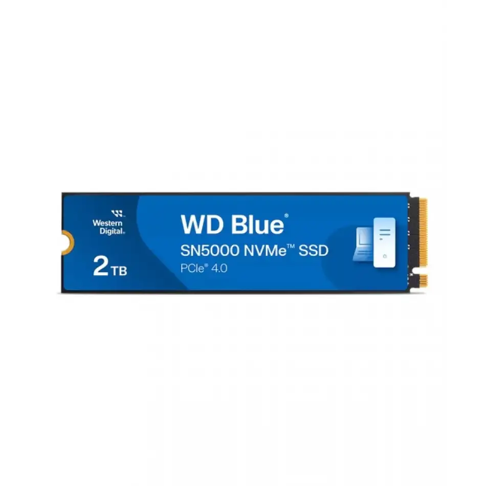 Wd Blue Sn5000, Wds200t4b0e, 2tb, 5150/4850 Gen4, Nvme Pcıe M.2 2280,  Ssd