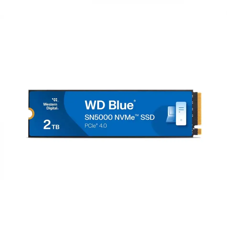 Wd Blue Sn5000, Wds200t4b0e, 2tb, 5150/4850 Gen4, Nvme Pcıe M.2 2280,  Ssd