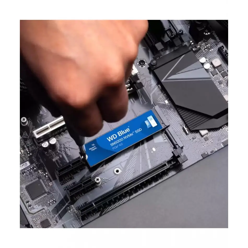 Wd Blue Sn5000, Wds500g4b0e, 500gb, 5000/4000, Gen4, Nvme Pcıe M.2 2280,  Ssd