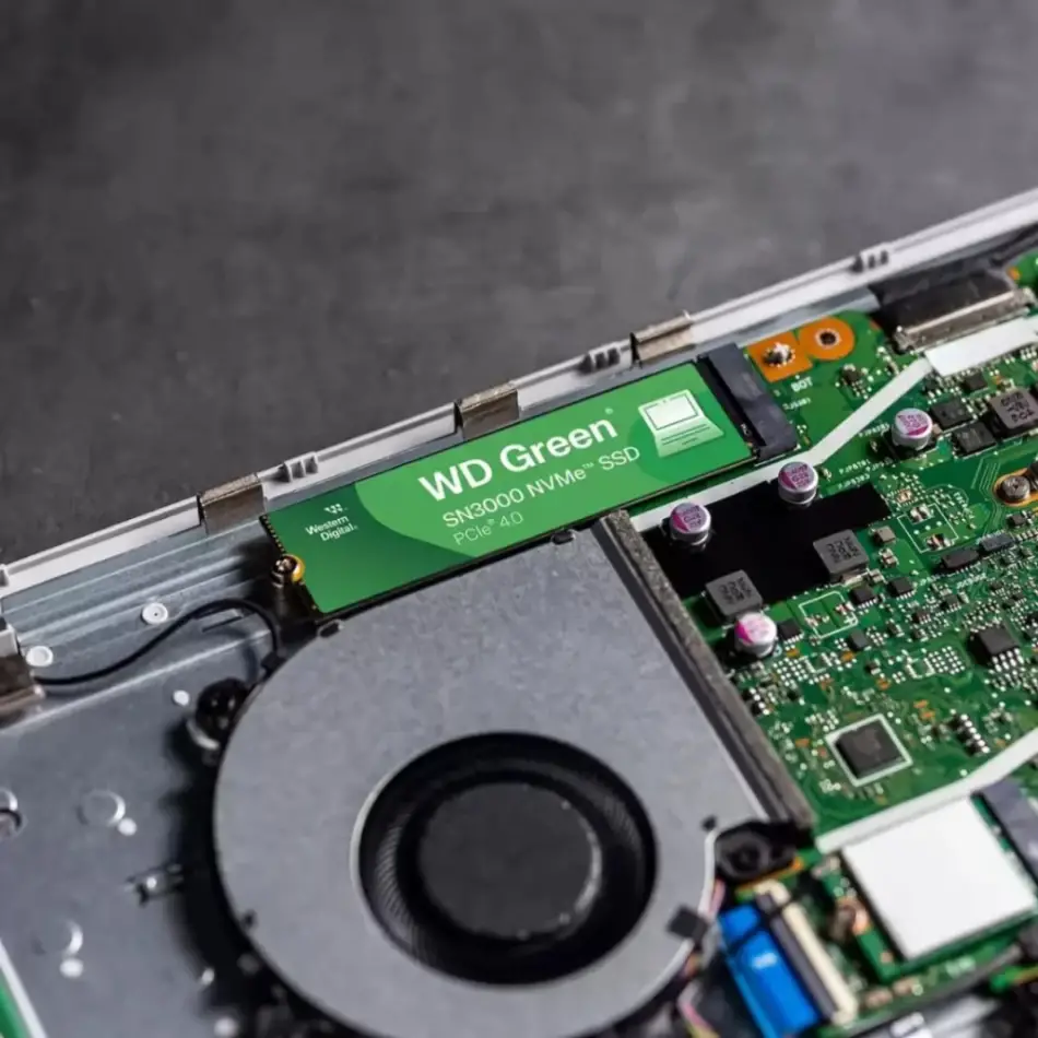 Wd Green Sn3000, Wds500g4g0e, 500gb, 5000/4000, Gen4, Nvme Pcıe M.2 2280, Ssd