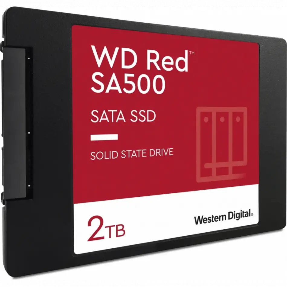 Wd Red Sa500, Wds200t2r0a, 2tb, 560/530, Server Ve Nas İçin Enterprise, 2,5 Sata, Ssd