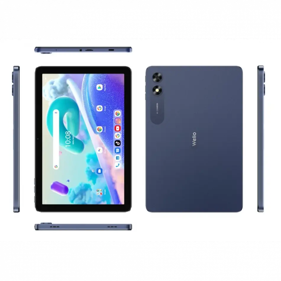 Welıo Wpad Aura  10,1 Ekran, 4gb Ram, 64gb Hafıza, Wifi, Midnight Blue, Android Tablet (kvk Garantili)
