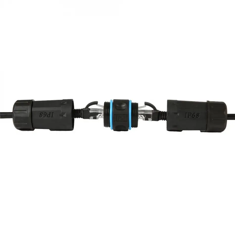 Wpı-rj45-02 Su Geçirmez Dış Ortam Rj45 Ip68 Barel