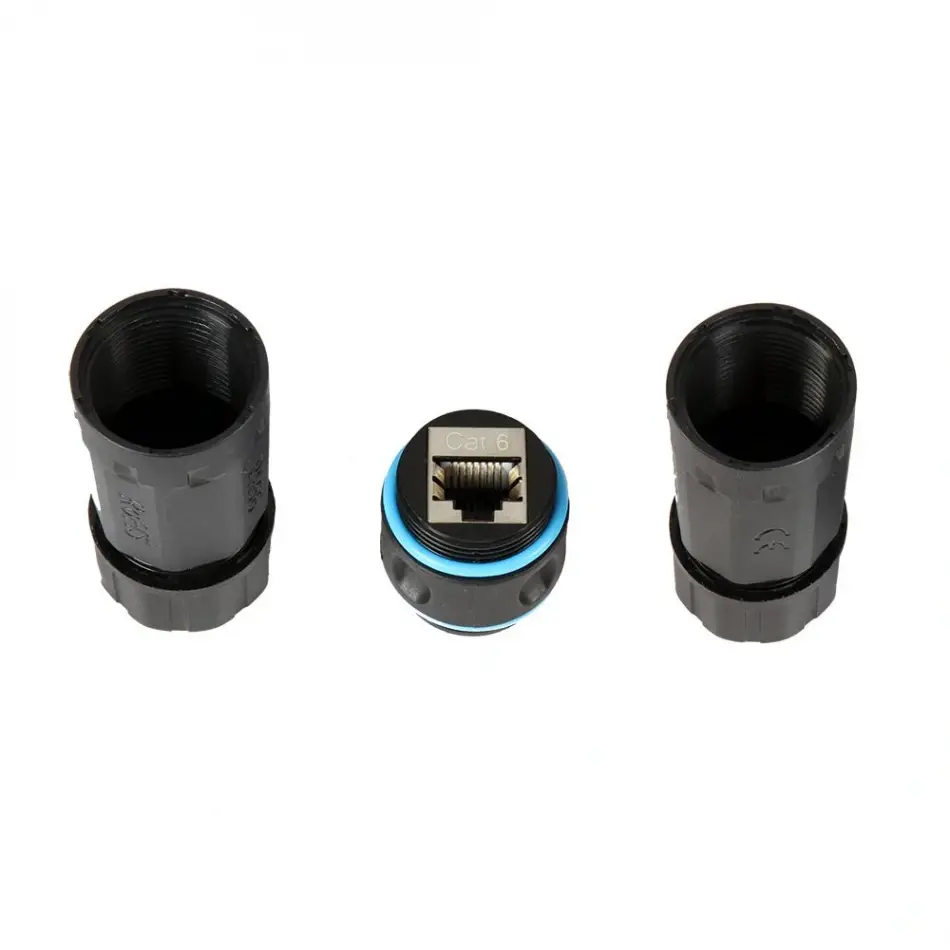 Wpı-rj45-02 Su Geçirmez Dış Ortam Rj45 Ip68 Barel
