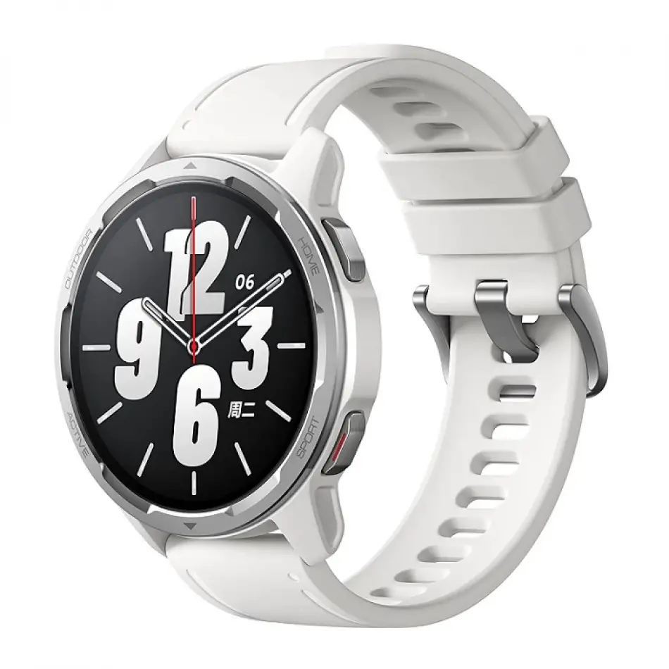 Xiaomi Watch S1 Actıve Gl Ay Beyazı Akıllı Saat - Dist