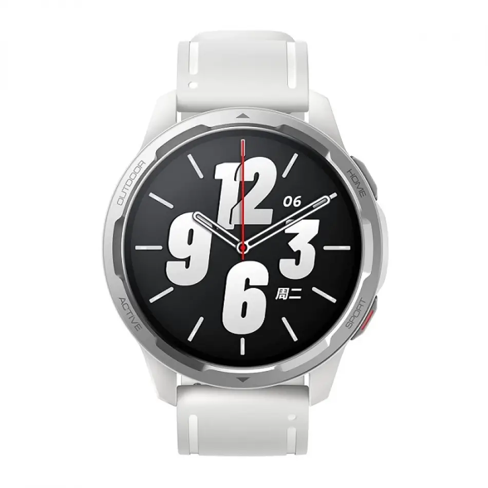 Xiaomi Watch S1 Actıve Gl Ay Beyazı Akıllı Saat - Dist
