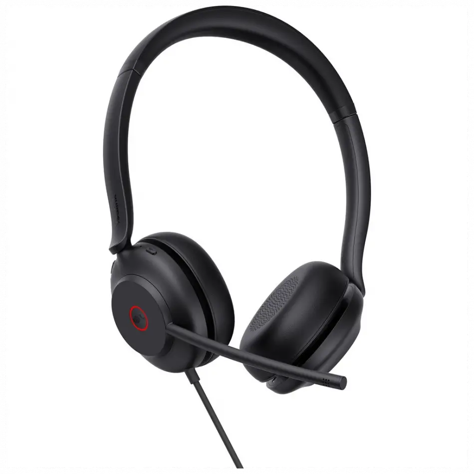 Yealınk Uh35, Kablolu, Teams Uyumlu, Usb-a, Usb-c, 3,5mm Stereo Hoparlör Ve Dinamik EQ, Çift Taraflı, Gürültü Engelleyici, Çağrı Merkezi, Ofis, Toplantı, Mikrofonlu Kulaklık