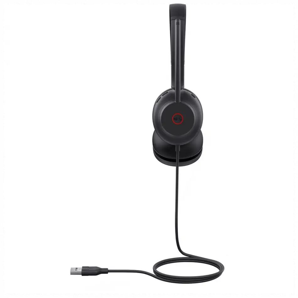 Yealınk Uh35, Kablolu, Teams Uyumlu, Usb-a, Usb-c, 3,5mm Stereo Hoparlör Ve Dinamik EQ, Çift Taraflı, Gürültü Engelleyici, Çağrı Merkezi, Ofis, Toplantı, Mikrofonlu Kulaklık