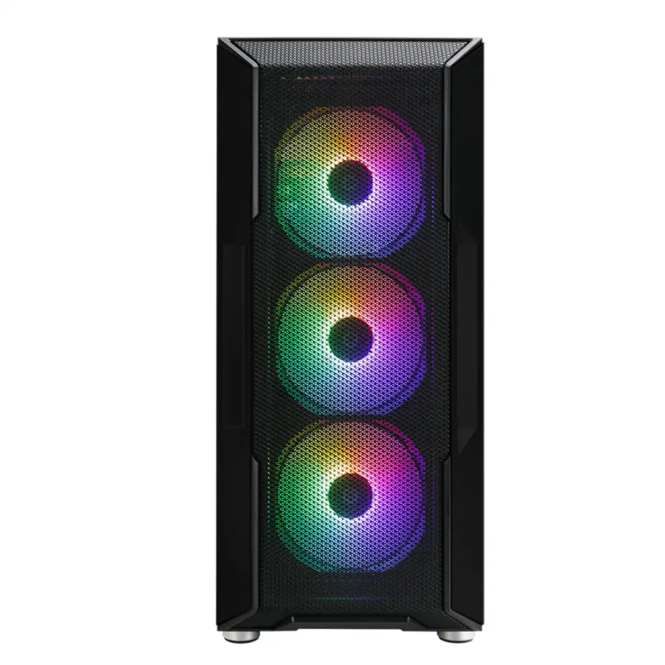 Zalman I3 Neo Black, Megamax, 700w 80+, Mesh Panel, Tempered Glass, 4x120mm Rgb Fan, Atx Gamıng Kasa
