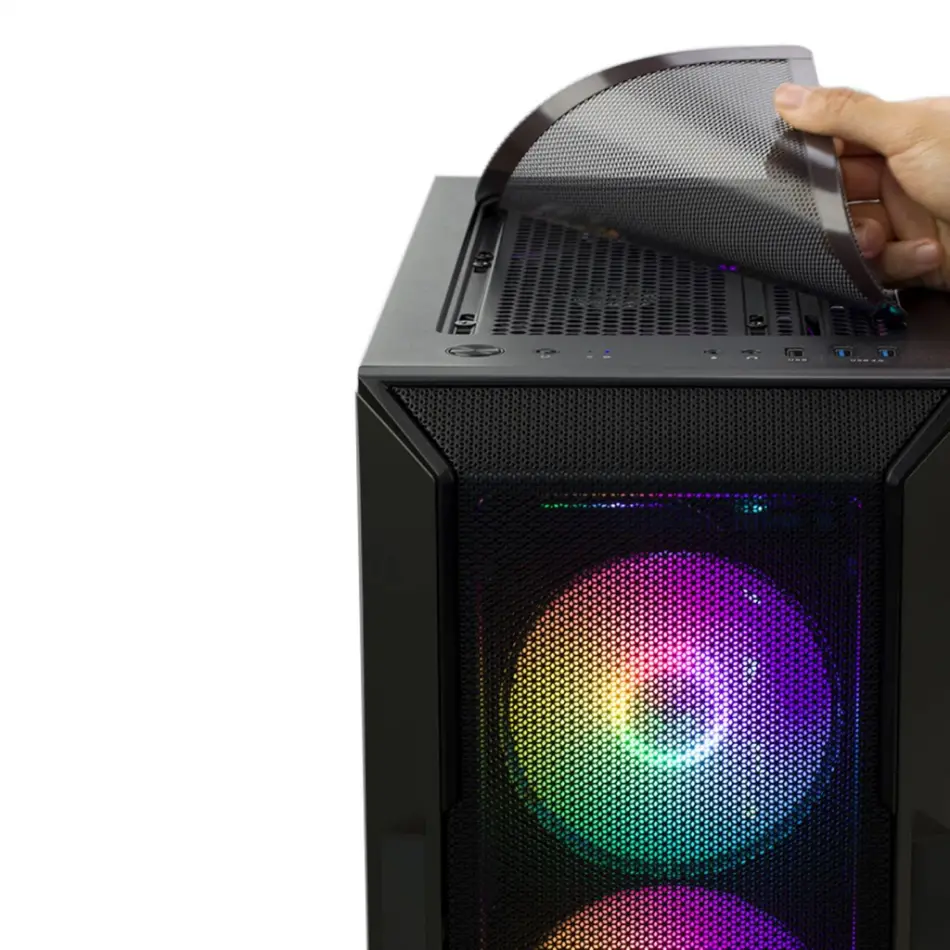 Zalman I3 Neo Black, Megamax, 700w 80+, Mesh Panel, Tempered Glass, 4x120mm Rgb Fan, Atx Gamıng Kasa
