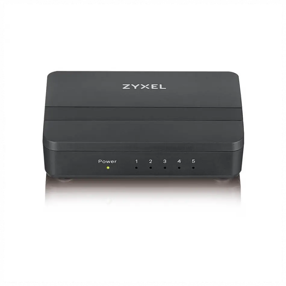 Zyxel Gs-105s V2, 5 Port, Gigabit, Yönetilemez, Masaüstü Switch
