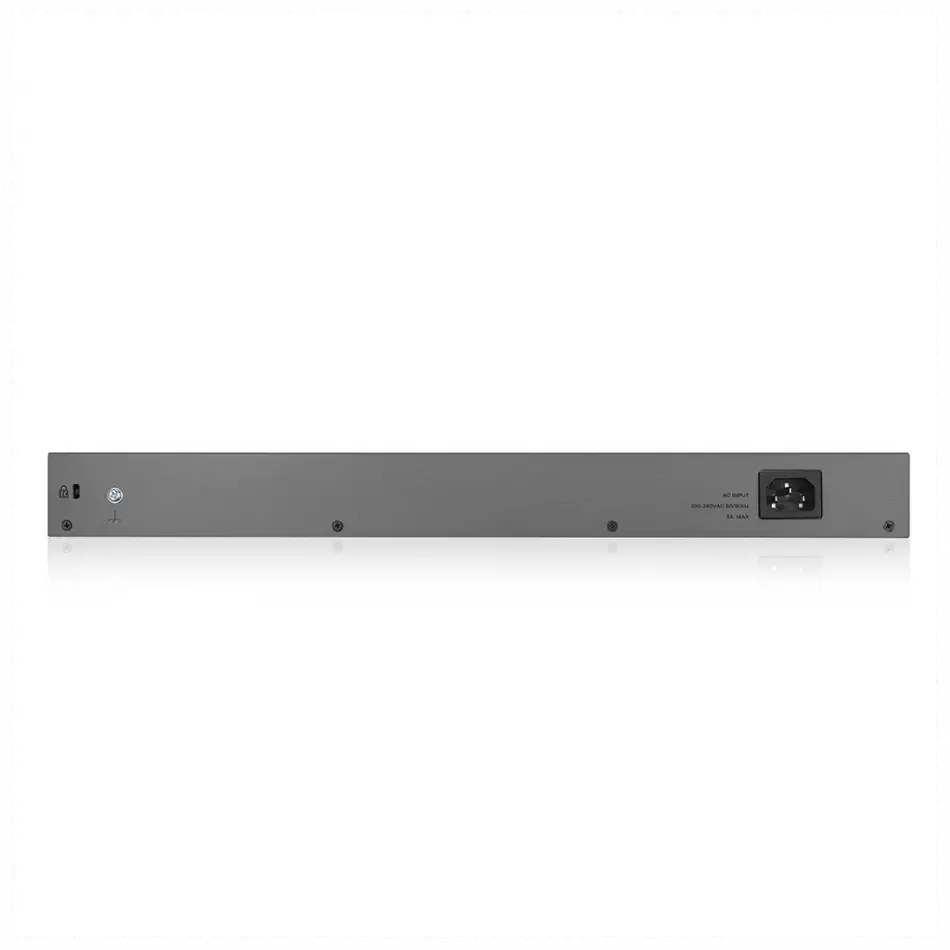 Zyxel Gs1350-26hp, 24 Port, Gigabit, Poe 375w, 2 Port Gigabit Sfp, Yönetilebilir, Rackmount Switch