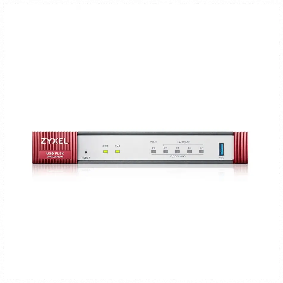Zyxel Zywall Usg Flex100, Firewall Cihazı, +1 Yıllık Lisans Dahil (50 Kullanıcı)
