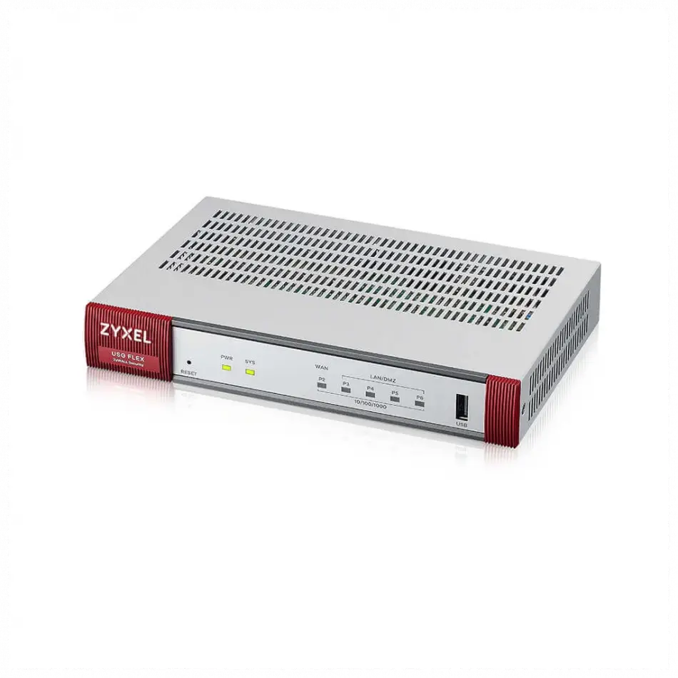 Zyxel Zywall Usg Flex100, Firewall Cihazı, +1 Yıllık Lisans Dahil (50 Kullanıcı)