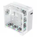 1st Player Rt7 Beyaz Dıgıtal 850w 80+ Gold Full Modüler 4x12cm Argb 3 Taraflı Temperli Cam Usb 3.0 - Type C Atx Kasa