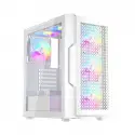 1st Player Trılobıte T7 Beyaz 650w 80+ Argb 4x12cm Fan Temperli Cam Mesh Usb 3.0 Atx Kasa