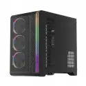 1st Player Vt7 Siyah 850w 80+ Sılver Atx 3.1 Argb 4x12cm Fan Temperli Cam Usb 3.0 Atx Kasa