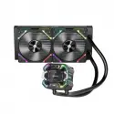 1st Player X Starshıp 240mm Siyah Argb Ips 2.4 Dijital Ekranlı Am5,am4 / Lga1851, Lg 1700 Premıum İşlemci Sıvı Soğutucu