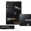 1TB SAMSUNG 870 560/530MB/s EVO MZ-77E1T0BW SSD (Resmi Distribütör Garantili)