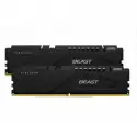 32 Gb Ddr5 5200mhz Kıngston Beast Black Expo 2x16gb Cl36 Dımm Dt Kf552c36bbek2/32tr