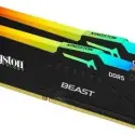 32gb Ddr5 6400mhz Cl32 Kf564c32bbeak2-32tr Kıngston Beast Rgb 2x16g