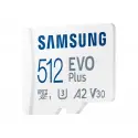 512gb Samsung Evo Plus Mıcrosdxc Uhs-ı U3 V30 A2 160mb/s mb-mc512sa/tr