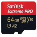 64 Gb Sandısk SdsQxcu-064g-gn6ma Extreme Pro Mıcro Sd
