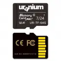 64gb Uranıum Ur-tf-64g Mıcro Sd Card U3 7/24 Surveıllance 100/40mbs Industrıal Hafıza Kartı (3 Yıl Garanti)