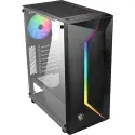 Msı Mag Vampırıc 100r Temperli Cam Argb Psu Yok 1x120mm Fan Gamıng Bilgisayar Kasası