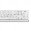 A4 Tech F1010 Usb Q Klavye-mouse Beyaz Set