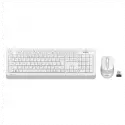 A4 Tech Fg1010, Beyaz, Fstyler, 2.4ghz Kablosuz, Türkçe Q, Klavye Mouse Set