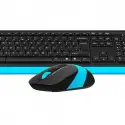 A4 Tech Fg1010 Kablosuz Q Klavye-mouse Siyah-mavi