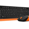 A4 Tech Fg1010 Q 2.4 Ghz Usb Turuncu Klavye+mouse Kablosuz Set