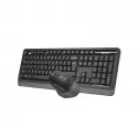 A4 Tech Fg1035 Gri Q Mm 2.4g Kablosuz Klavye Mouse Set