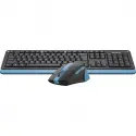A4 Tech Fg1035 Kablosuz Q Klavye-mouse Mavi Set
