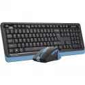 A4 Tech Fg1035 Kablosuz Q Klavye-mouse Mavi Set