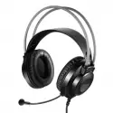 A4 TECH FH-200U SİYAH GRİ MİKROFONLU KULAKLIK USB