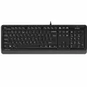 A4 TECH FK10 FN-MULTİMEDYA Q KLAVYE USB GRİ