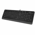 A4 TECH FK10 FN-MULTİMEDYA Q KLAVYE USB GRİ