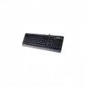 A4 Tech Fk10, Gri, Fstyler, Usb Kablolu,  Türkçe F, Multimedya Klavye