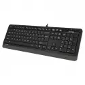 A4 Tech Fk10 Q Tr Mm Gri/siyah Usb Kablolu Klavye