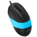 A4 Tech Fm10 Usb 1600 Dpı Siyah-mavi Optik Mouse