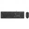 A4 Tech Kr-3330s Sessiz Usb Q Klvy-mouse Siyah Set