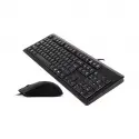 A4 Tech Kr-9276 Usb Q Klavye-mouse Siyah Set