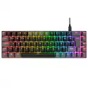 Acer Emachines, Eak68, Siyah/gri, Usb Kablolu, Rgb Backlight, Red Switch, Mekanik, Türkçe Q, 68 Tuşlu, Gaming Klavye