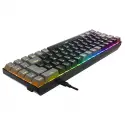 Acer Emachines, Eak68, Siyah/gri, Usb Kablolu, Rgb Backlight, Red Switch, Mekanik, Türkçe Q, 68 Tuşlu, Gaming Klavye
