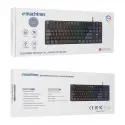Acer Emachines, Eak87, Siyah/gri, Usb Kablolu, Rgb Backlight, Red Switch, Mekanik, Türkçe Q, 87 Tuşlu, Gaming Klavye