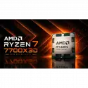 Amd Ryzen 7 7700x3d 8 Core, 4,00-4.50ghz, 104mb Cache, 120w,  Am5 Soket, Tray, (dahili Grafik Var, Fan Yok) Türkiye Distibütör Garantili