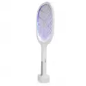 Asonıc As-a25, Beyaz-gri, 3000v, Raket Tipi, Uv Mor Işıklı, 1200mah, Bataryalı, Şarj Edilebilir, Sinek Öldürücü