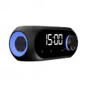 Asonıc As-w6, Siyah, 5w, Usb, Aux, Bluetooth,  Kablosuz, Taşınabilir, 1200mah Batarya, Alarmlı Saat, Derece Ve Speaker